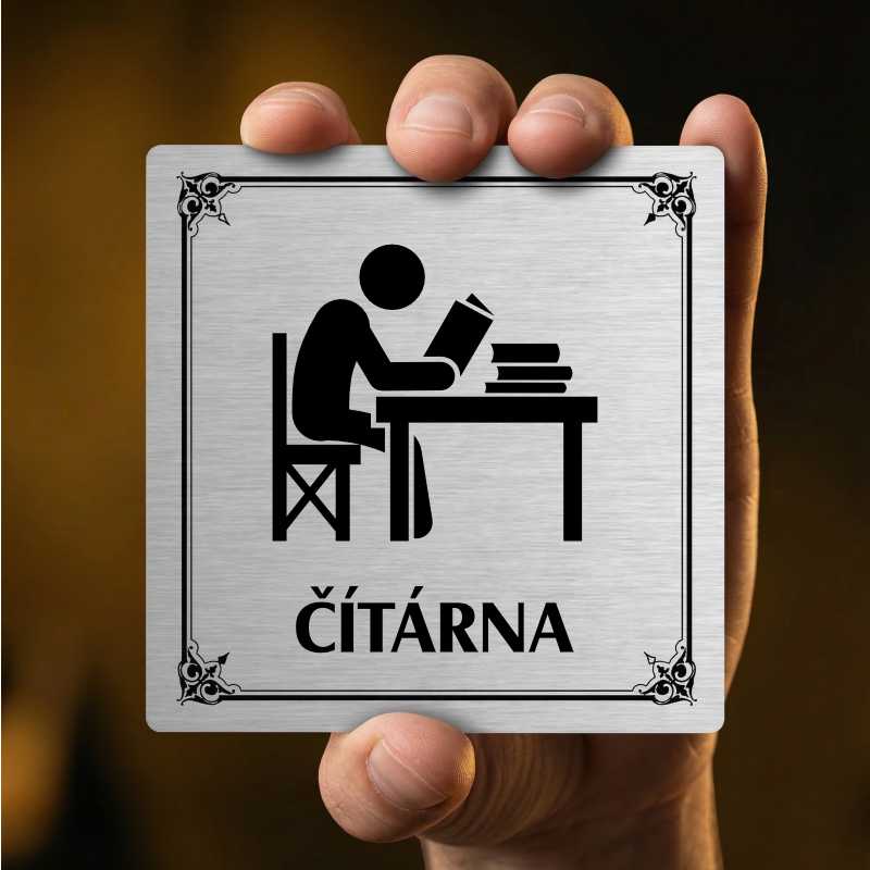 Čítárna, 118x118mm, bílá, Nebraska